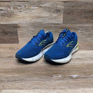 Brooks Blue and Yellow Athletic Shoes